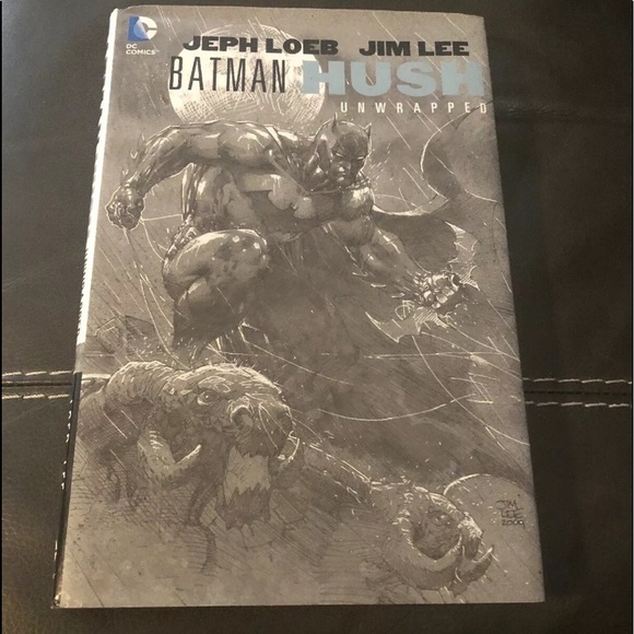 DC Hush BATMAN UNWRAPPED Hardcover Book Jeph Loeb